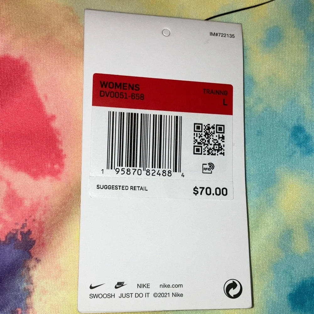 NWT~ Women’s Nike One Mid-Rise 7/8 Tie-Dye Leggings ~Style#DV0051-658